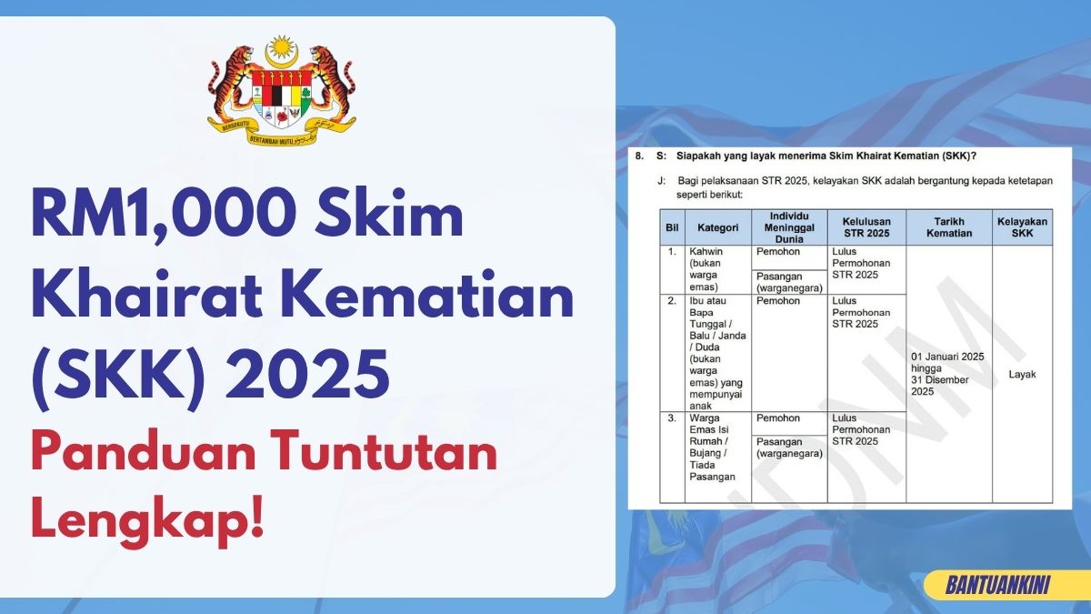 RM1,000 Skim Khairat Kematian (SKK) 2025 Panduan Tuntutan Lengkap!