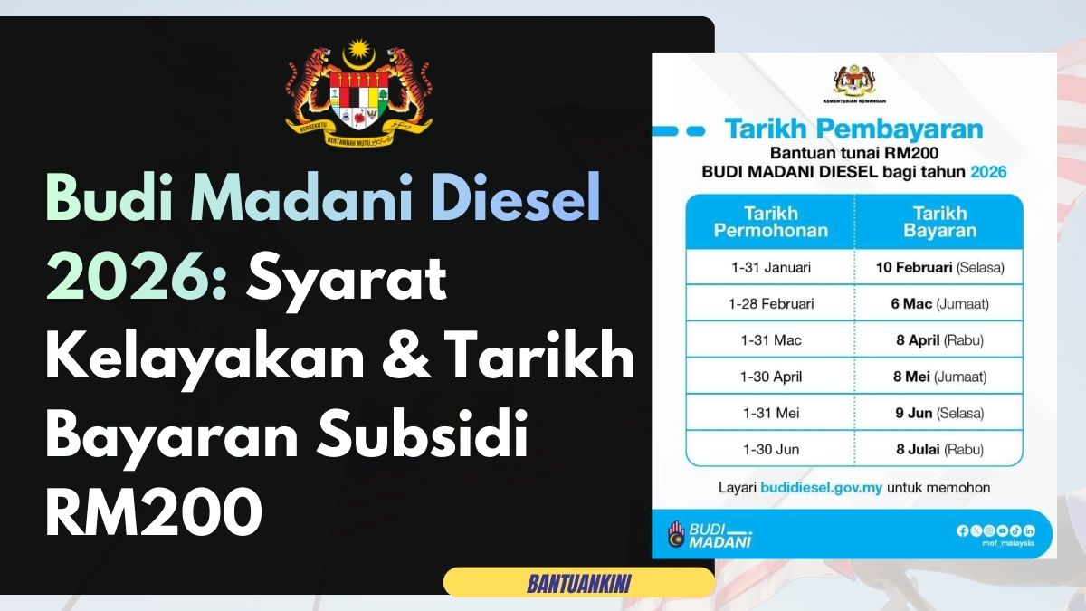 Budi Madani Diesel 2026: Syarat Kelayakan & Tarikh Bayaran Subsidi RM200