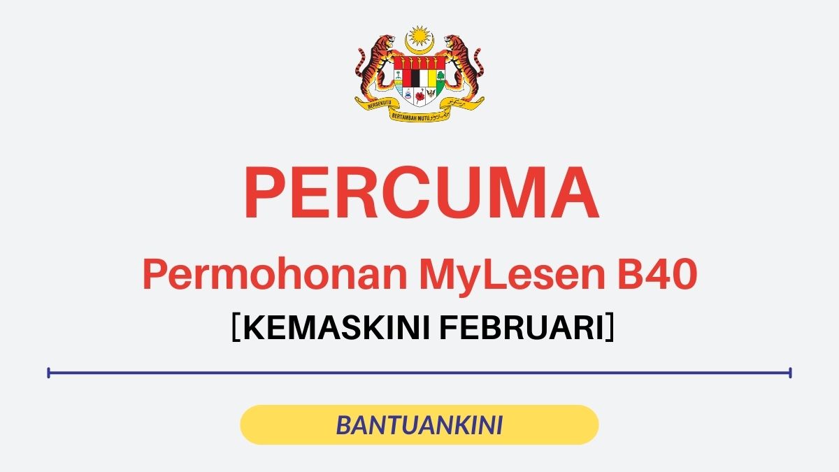 Lesen Motosikal B2 Percuma 2026: Permohonan MyLesen B40 [KEMASKINI FEBRUARI]