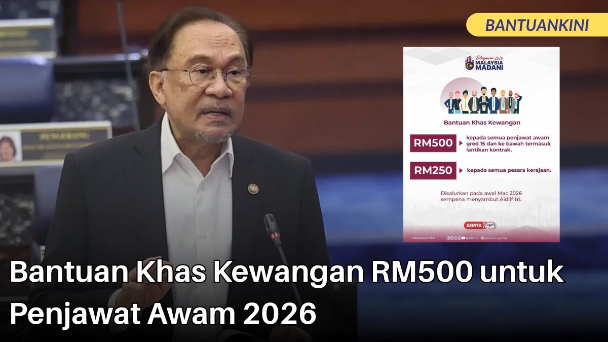 Bantuan Khas Kewangan RM500 untuk Penjawat Awam 2026