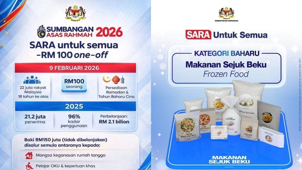 SARA Untuk Semua 2026: Dapat RM100 One-Off Guna MyKad Anda