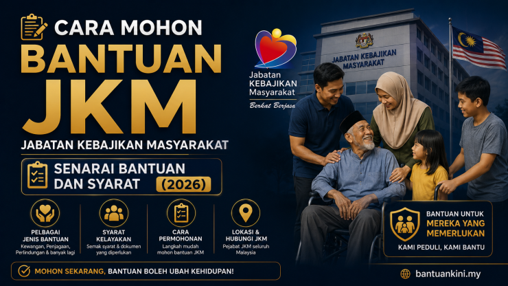 Cara Mohon Bantuan JKM Jabatan Kebajikan Masyarakat