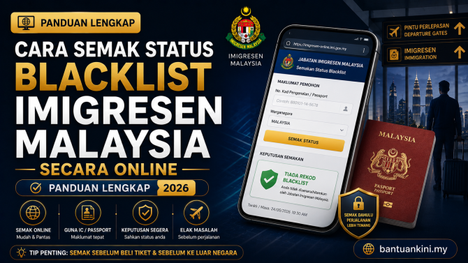 Cara Semak Status Blacklist Imigresen Malaysia Secara Online (Panduan Lengkap 2026)