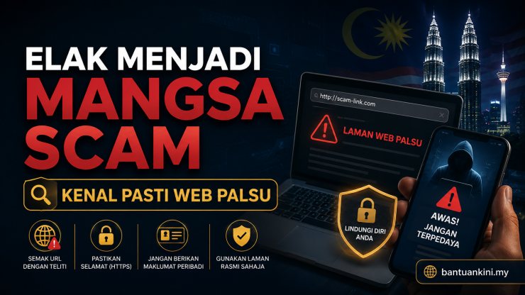 Elak Menjadi Mangsa Scam Kenal Pasti Web Palsu