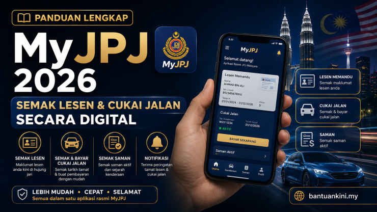 Panduan Lengkap MyJPJ 2026 Semak Lesen dan Cukai Jalan Secara Digital