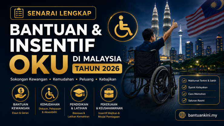 Senarai Bantuan dan Insentif OKU di Malaysia Tahun 2026