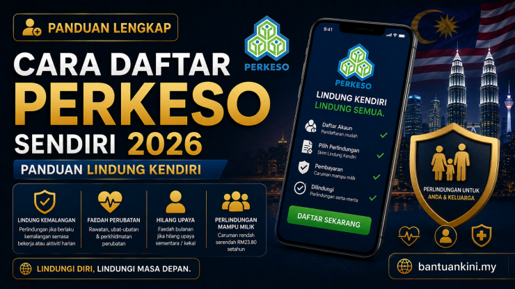 Cara Daftar PERKESO Sendiri 2026 Panduan LINDUNG KENDIRI